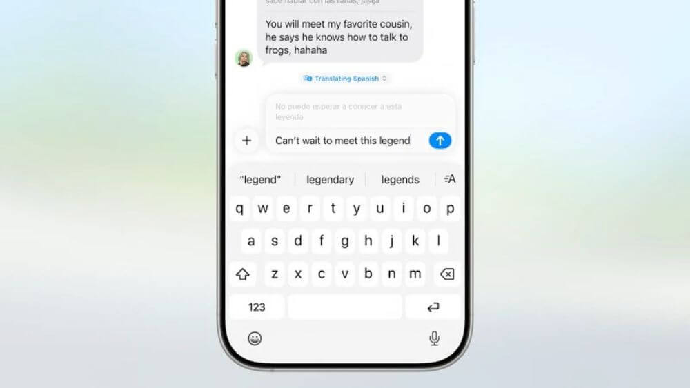 ios 26 メッセージ ライブ翻訳