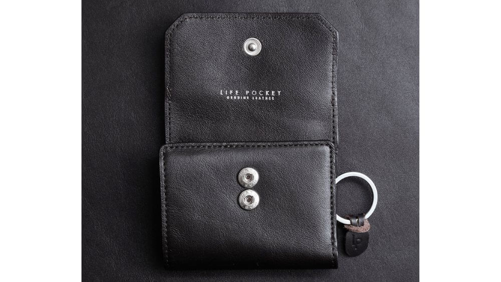 キーウォレットミニ 財布 紛失防止