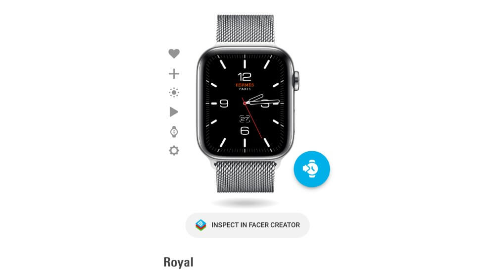 アップルウォッチ文字盤 エルメス風