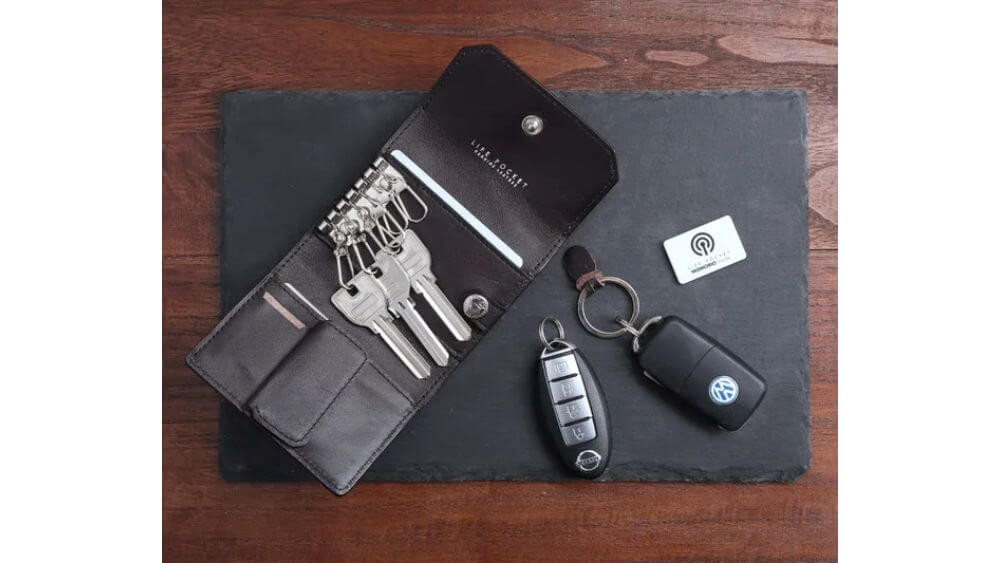 キーウォレットミニ 財布 紛失防止