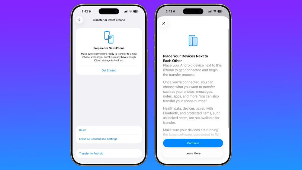iOS 26.3 新機能 Android データ移行