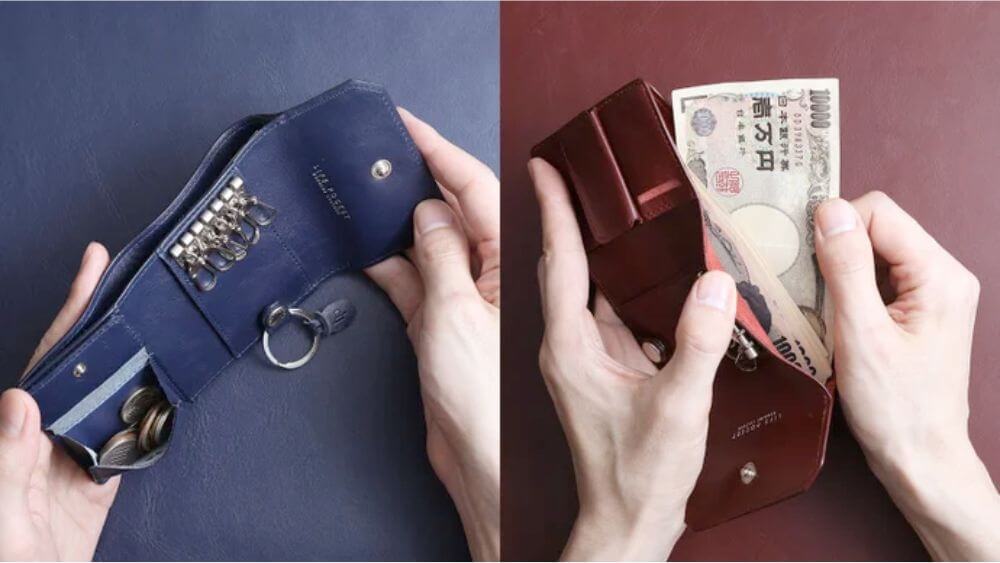 キーウォレットミニ 財布 紛失防止