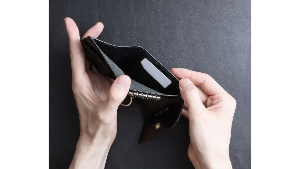 キーウォレットミニ 財布 紛失防止