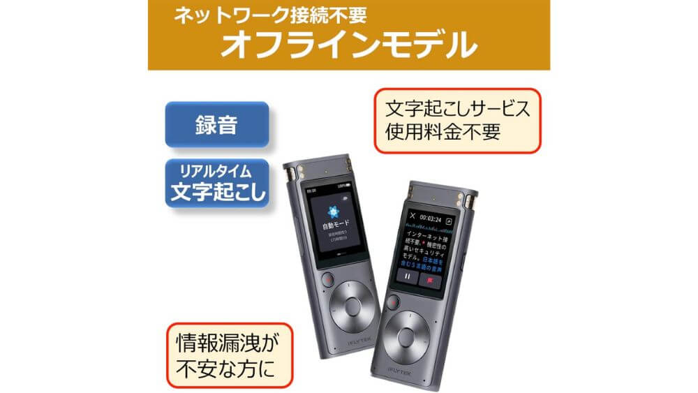 AIボイスレコーダー iFLYTEK VOITER SR302PRO