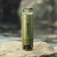 川の水も泥水も瞬時に綺麗に!浄水ボトル「PURISOO+」がアウトドア、防災グッズで大活躍!