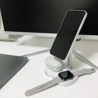 Apple製品は一つにスッキリまとめて充電!たためる3in1ワイヤレス充電器