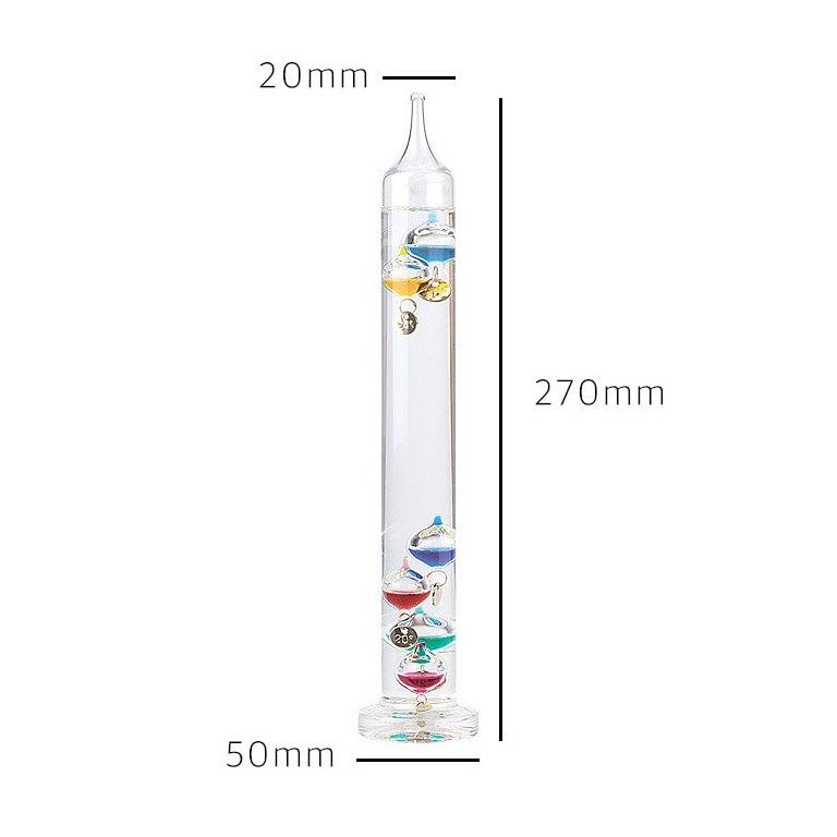 ガリレオ温度計 インテリア ガラス オブジェ YouTube 東海オンエア PEARL Galileo Thermometer Classic